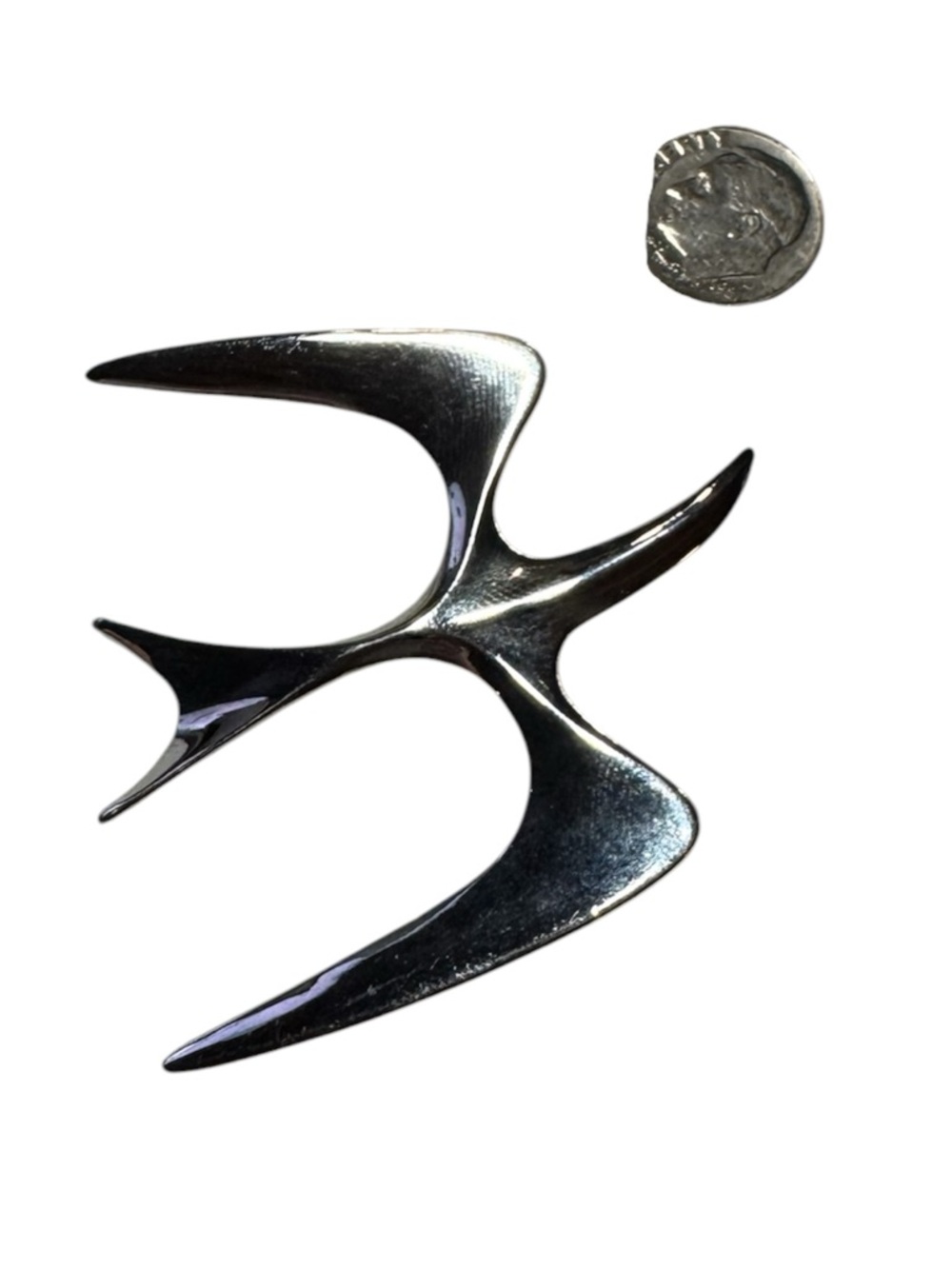 Vintage Sarah Coventry Marked " Mr. Seagull" Brooch | Lapel | Pin - Silver Tone